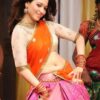 Tamannaah Half Saree Look