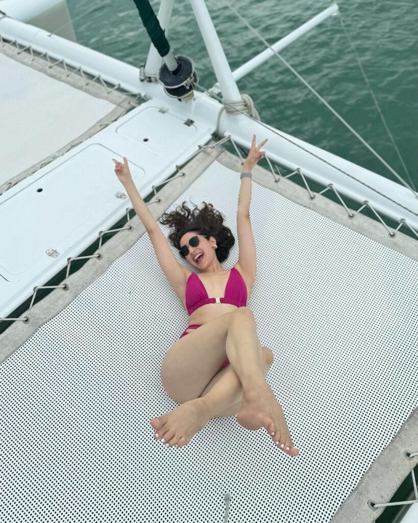 Pragya pink bikini 4