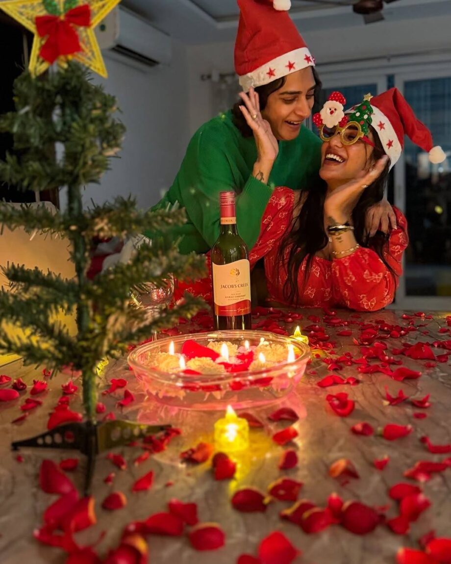 Supritha Naidu celbrates with Surekha Vani