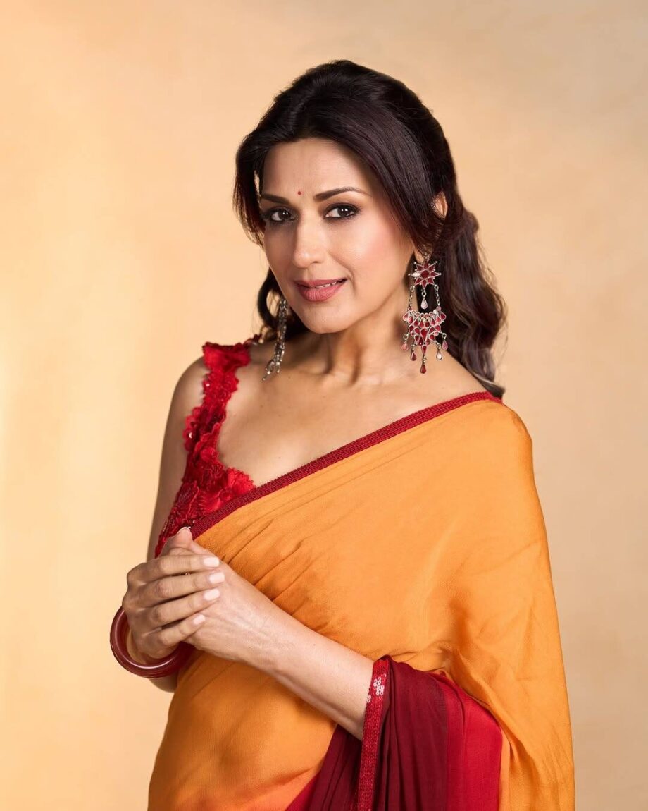 Sonali Bendre Saree Stills